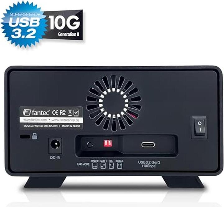 Actual product image Fantec MB-X2U31H 2x 3,5 Gehäuse (3.5")