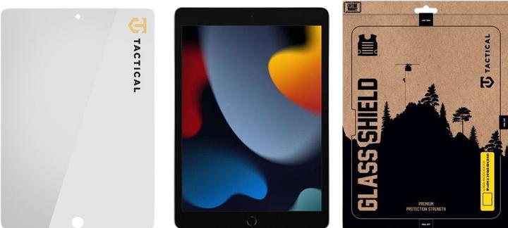 Productafbeelding Tactical Protective glass - Glass Shield for iPad 10.2 2019/2020/2021 Clear (1 Pcs., Apple iPad 2019 (7e generatie), Apple iPad 2020 (8e generatie), Apple iPad 2021 (9e generatie))