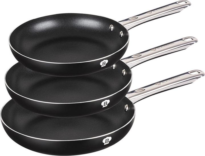 Produktbild Blaumann Bratpfannen Set Ø 20/24/28cm Platinum Collection (26 cm, Pfannenset + Topfset, Aluminiumguss)
