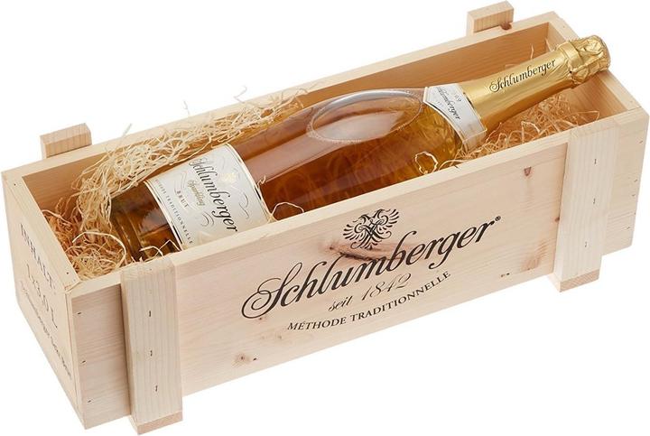 Produktbild Schlumberger Sparkling Brut Jahrgangssekt Doppelmagnum in Holzkiste (1 x 300 cl)
