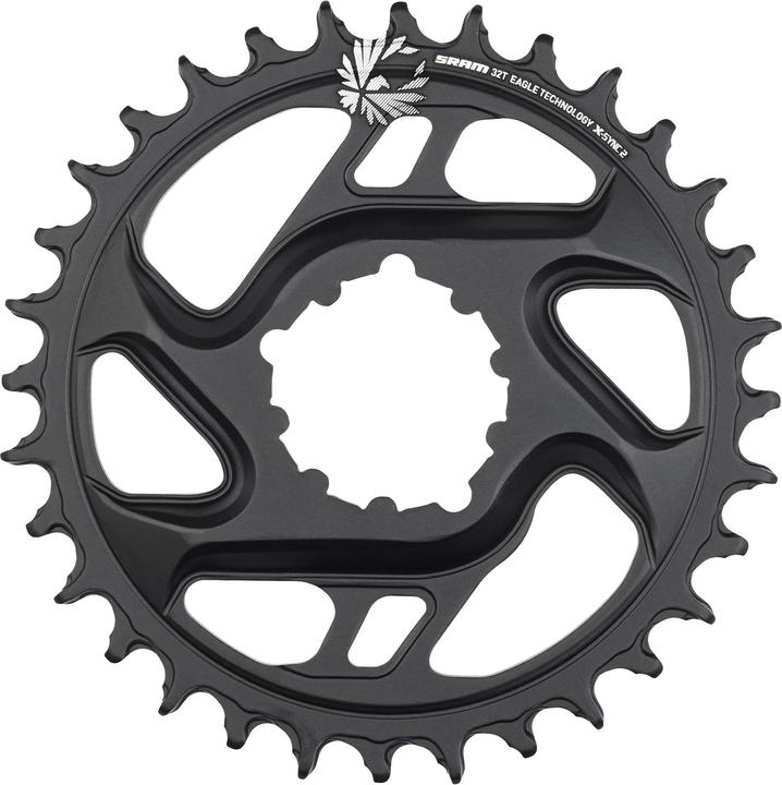 Actual product image Sram X-Sync Eagle CF chainring 6mm 12-speed (32)