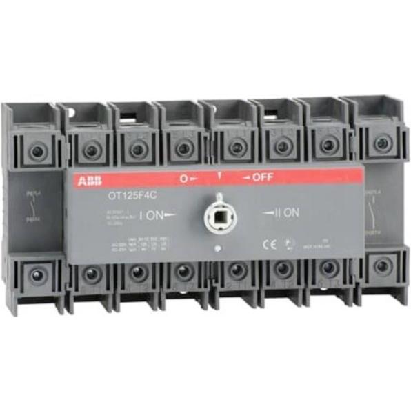 ABB, Verteilerschrank Zubehör, OT125F4C Lastumschalter 125A 4-polig 10-70qmm