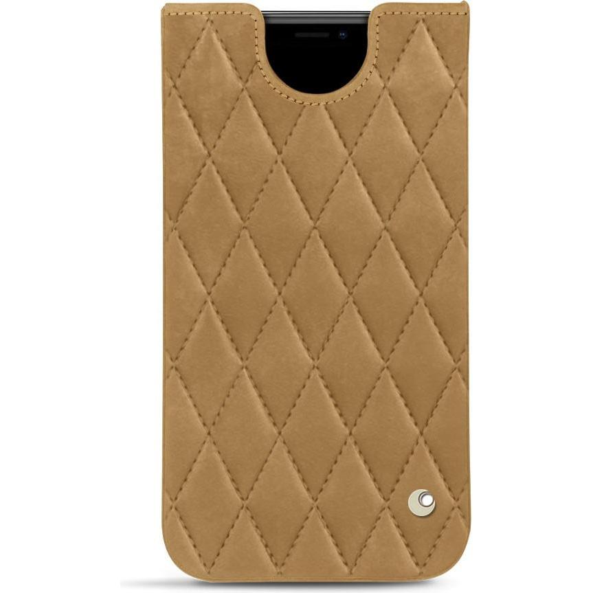 Noreve Lederschutzhülle (Apple iPhone 11), Smartphone Hülle, Braun