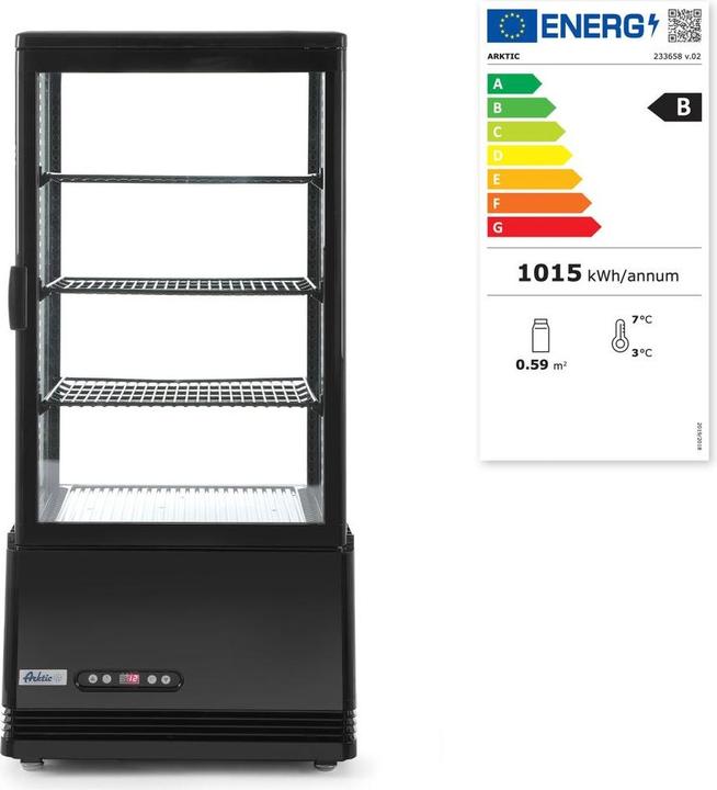 Actual product image Hendi Arctic top refrigerated display case (78 l)