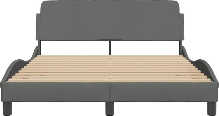 Actual product image VidaXL Bed frame with fabric headboard (140 x 190 cm)