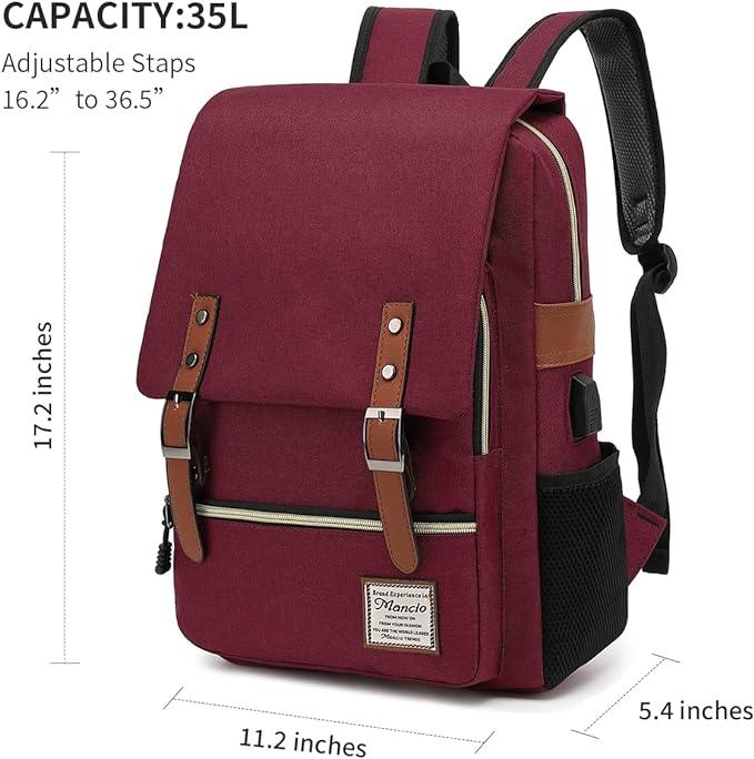 Produktbild Only-Bags.Store Student Rucksack, Reise-Rucksack, Outdoor Casual Bag für Männer und Frauen, Computer-Tasche