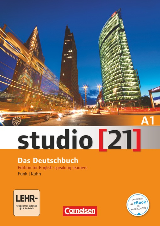 Immagine prodotto studio 21 A1. Gesamtband. Das Deutschbuch. Kurs- und Übungsbuch mit DVD-ROM (Tedesco, Inglese, Funk Hermann, Christina Kuhn, 2015)