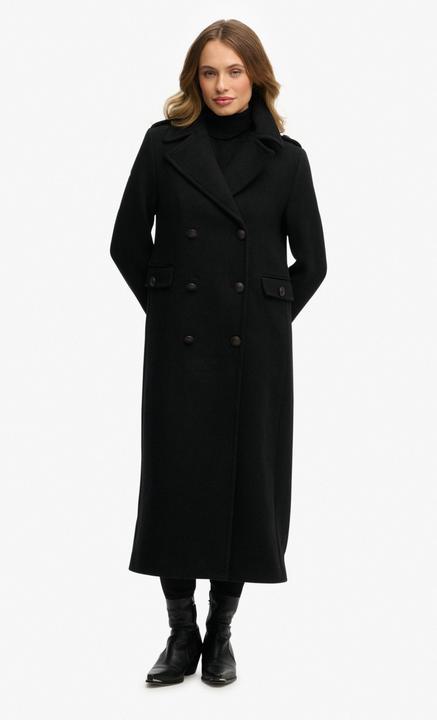 Actual product image Superdry Double Breasted Wool Blend Coat