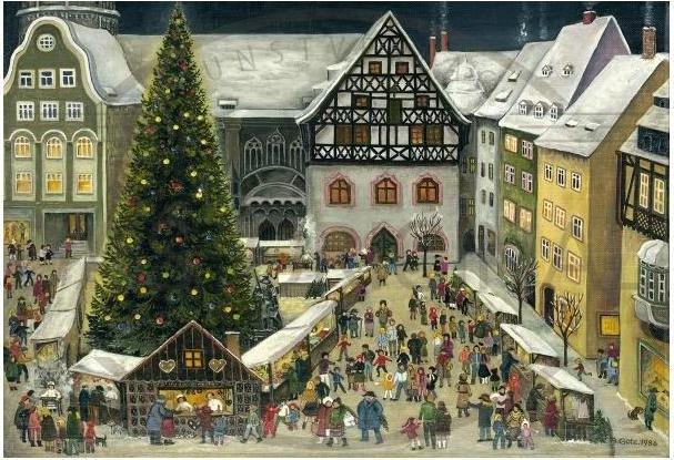Immagine prodotto Olewinski & Tochter 2942 - Cartolina di Natale - Mercatino di Natale di Jena (1 pz.)