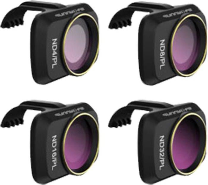 Sunnylife Set di 4 filtri ND-PL 4/8/16/32 per DJI Mini 2 (MM-FI9255) (Filtri per droni, DJI Mini 2)