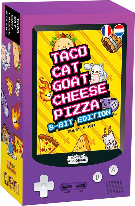 Produktbild Geronimo Games Kartenspiel Taco Cat Ziegenkäse-Pizza - 8-Bit Edition (2 - 6 Spieler)