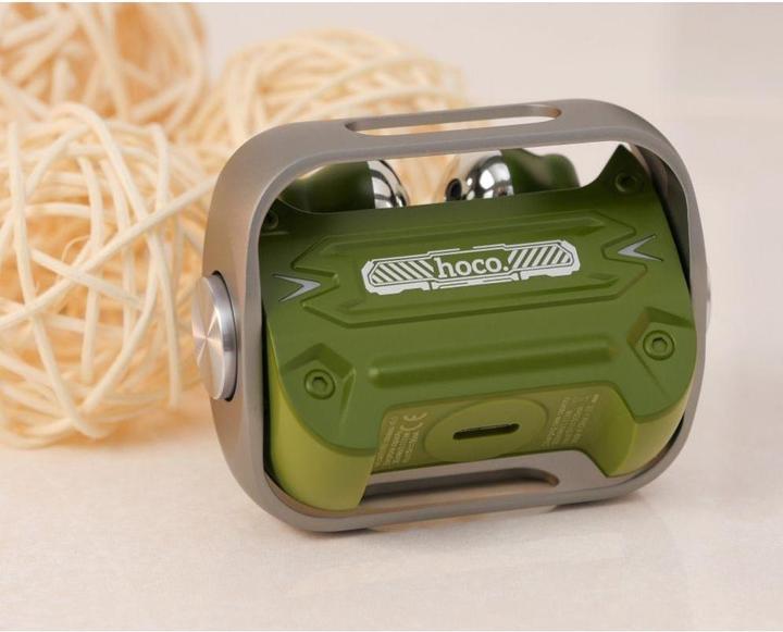 Actual product image Hoco - Wireless Earbuds (EW55) - for Gaming, Bluetooth 5.3, True Wireless - Army Green (Wireless)