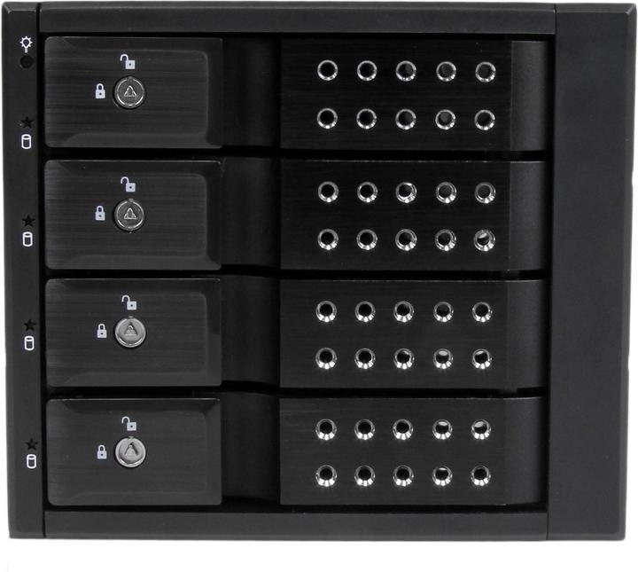 Image du produit StarTech 4x 3,5" SATA disque dur sans support cadre amovible en aluminium