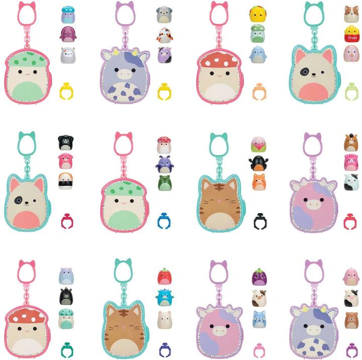 Actual product image Jazwares Squish-a-longs rucksack clips