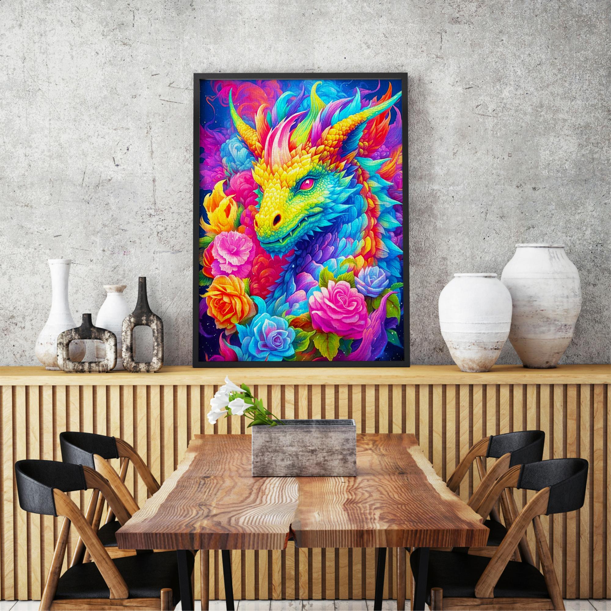 Thumbnail - Enjoy Puzzle Puzzle 1000 Teile - Drache (1000 Teile)