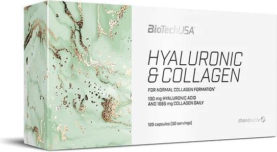 Actual product image Biotech USA Hyaluronic Collagen (120 Piece, Capsules)
