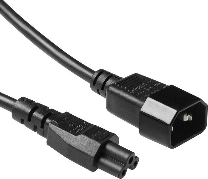 Produktbild ACT Powercord C14 - C5 black 0.25 m (0.25 m)