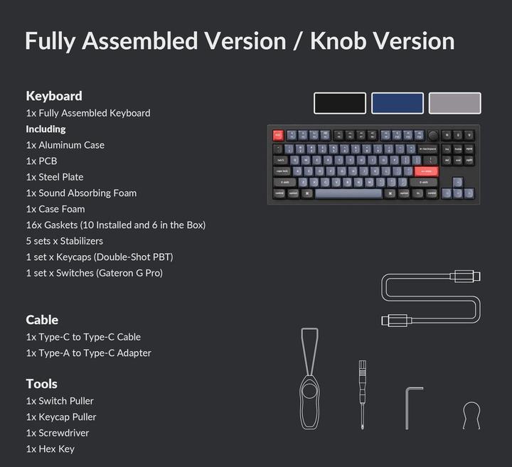 Produktbild Keychron Q3 Knob Version (US, Kabelgebunden)