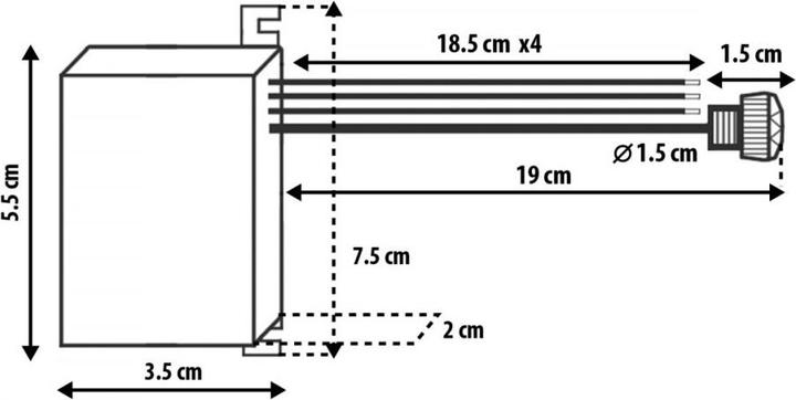 Produktbild Maclean Dämmerungssensor 12-24V MCE34 V