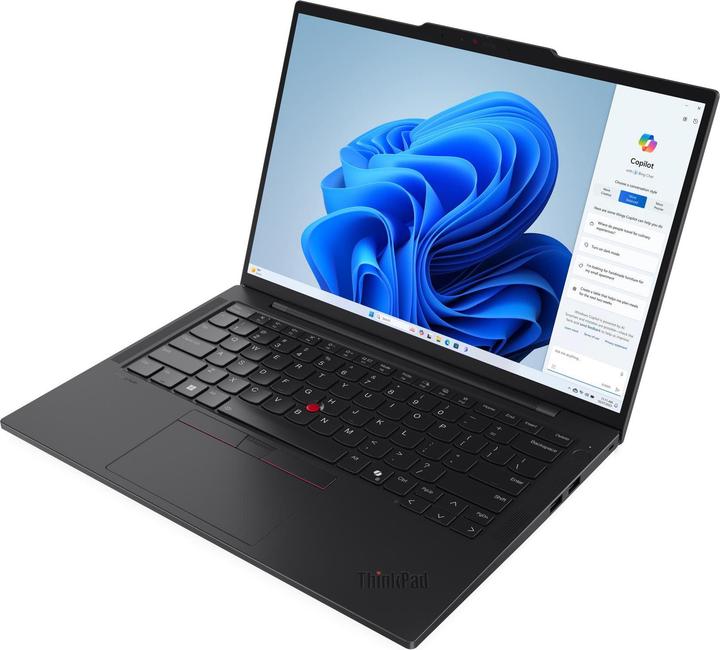 Produktbild Lenovo ThinkPad T14s Gen 5 | Black | 14 " | IPS | WUXGA | 1920 x 1200 pixels | Anti-glare | Intel Core Ultr (14", 512 GB, 16 GB, DE, Intel Core Ultra 7 155U)