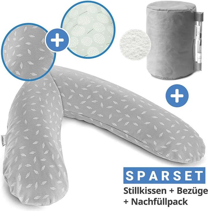 Actual product image Theraline Nursing pillow 4-piece nursing pillow economy set The Original 190 cm incl.
