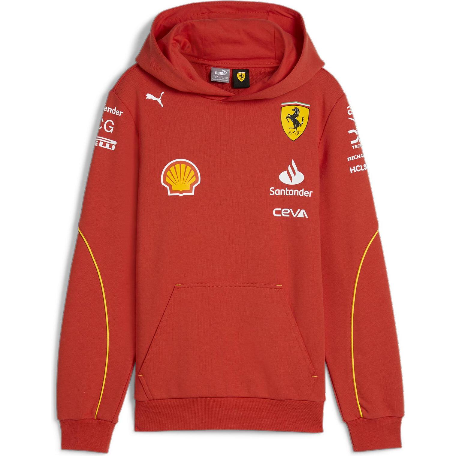 Puma, Jungen, Pullover, SF Team Hoodie Kids, Rot, (140)