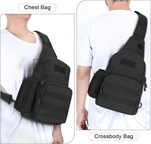 Produktbild Only-Bags.Store Tactical Chest Bag Militärische Umhängetasche Tactical Chest Sling Pack Crossbody Bag