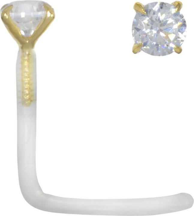 Immagine prodotto Bijouteria Piercing per naso (Bioplastica, Vetro (di orologio), Oro)