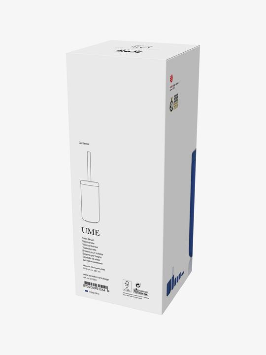 Actual product image Zone Denmark Ume Indigo toilet brush, stoneware