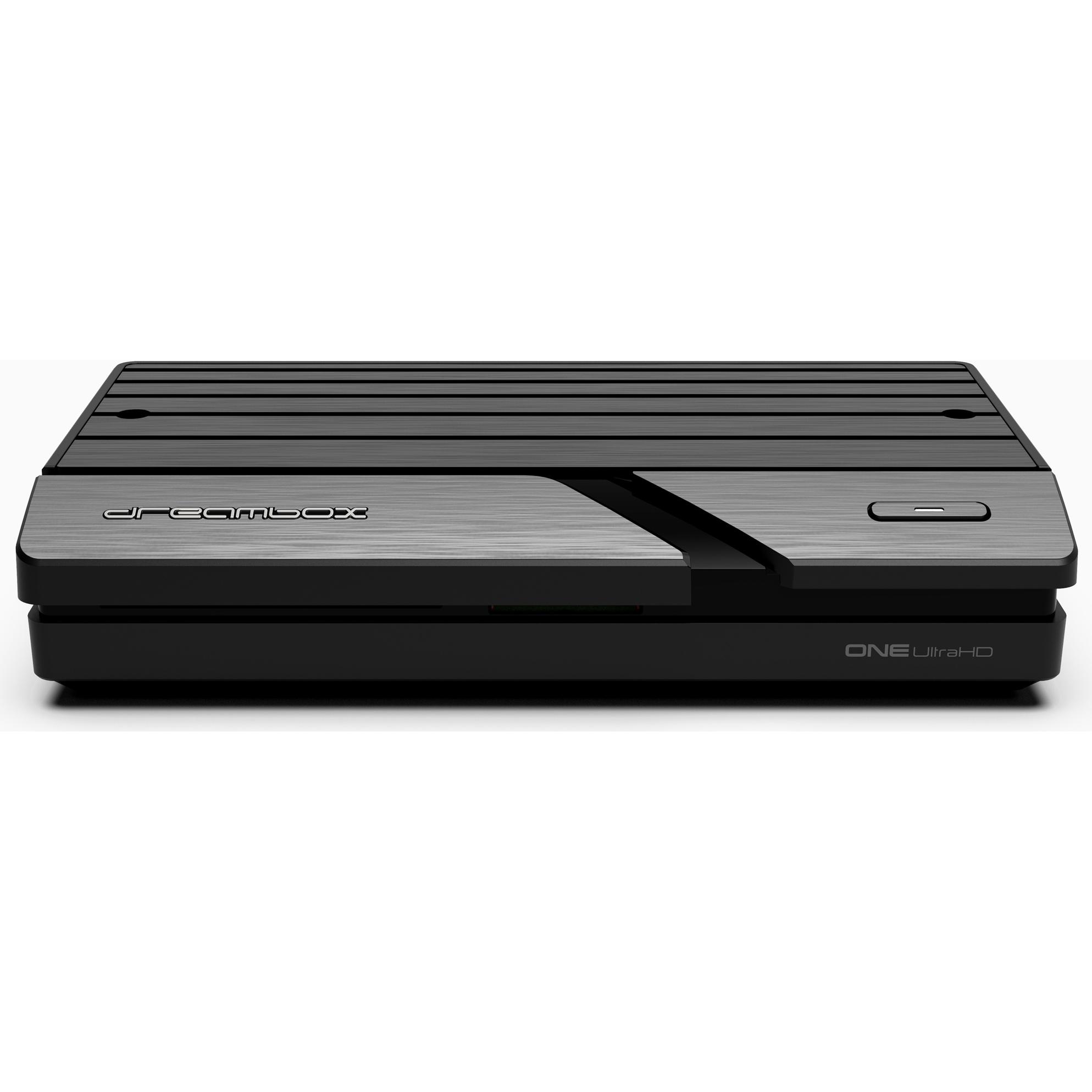 Thumbnail - Dreambox Drea One (16 GB, DVB-S2 Dual, Festplatte), TV Receiver, Schwarz