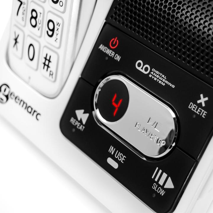 Actual product image Geemarc AMPLIDECT 595 SOS-PRO corded emergency telephone Emergency telephone with emergency DECT pendant