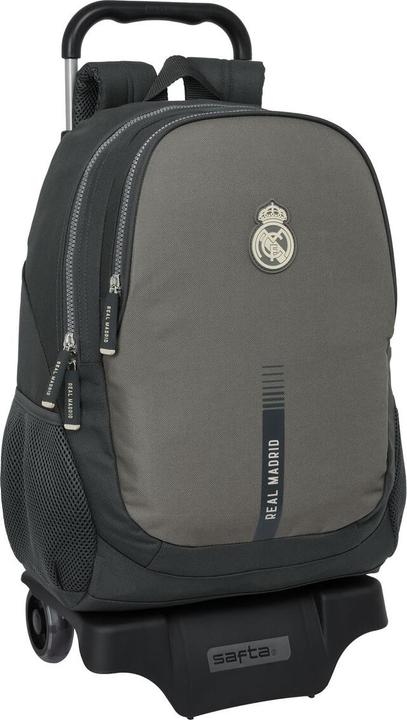 Safta Schulrucksack mit Rädern Real Madrid C.F. Grau 32 x 44 x 16 cm