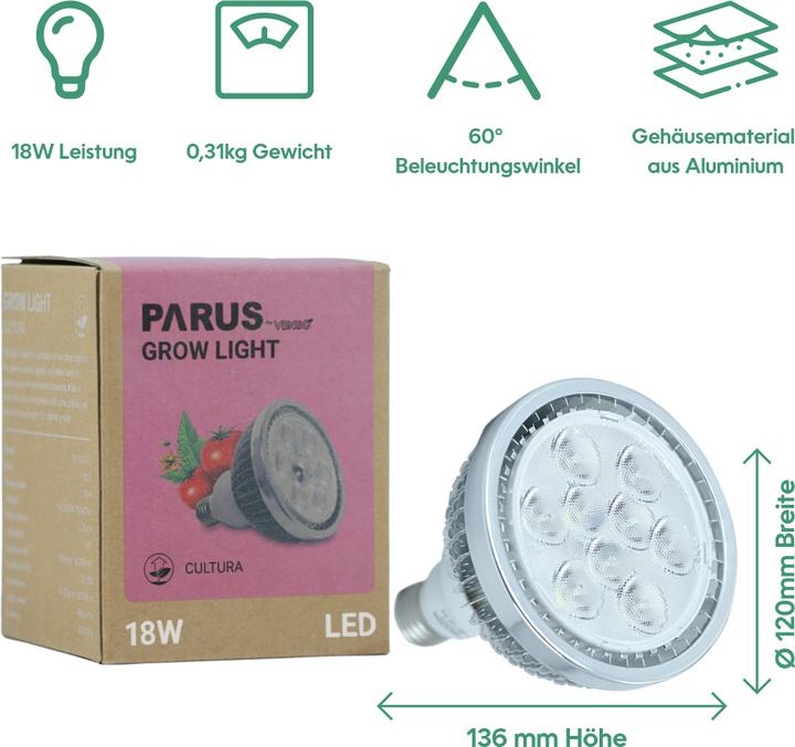 Actual product image Venso grow light (LED, 240 V)
