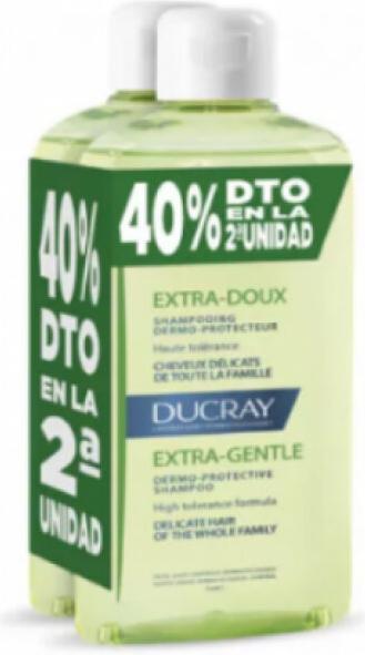 Produktbild Ducray equilibrante champu 2x400ml (800 ml, Flüssiges Shampoo)