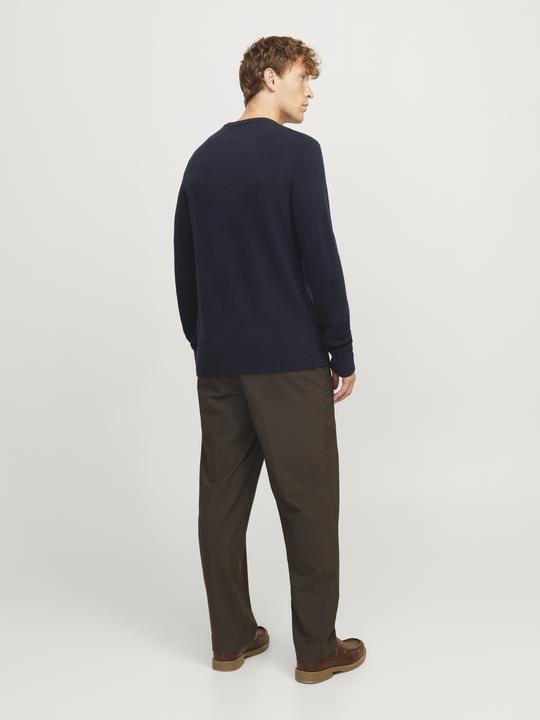 Produktbild Jack & Jones Einfarbig Strickpullover mit Rundhals Strickpullover mit Rundhals (XXL)