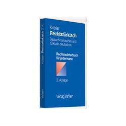 Rechtstürkisch, Sachbücher von Gerhard Köbler