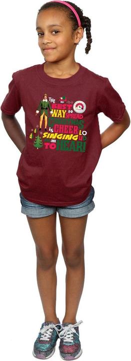 Immagine prodotto Elf Christmas Cheer Maglietta Ragazze (140, 146)