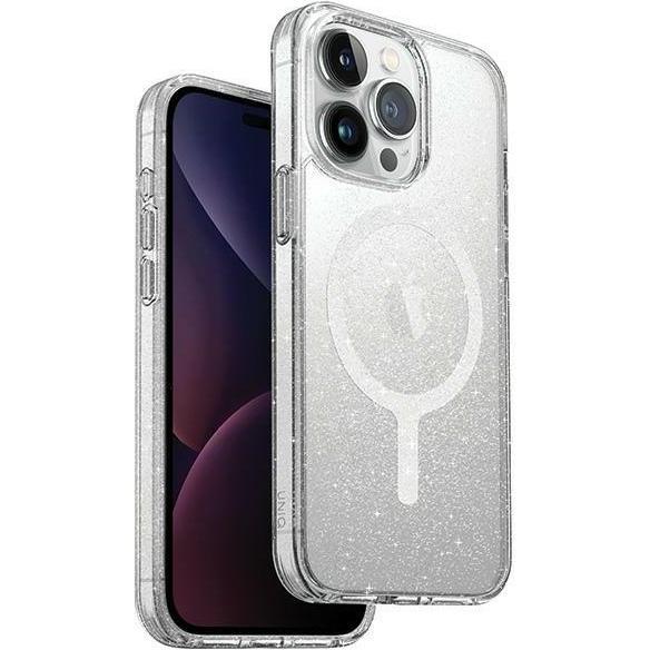 Uniq etui LifePro Xtreme iPhone 15 Pro 6.1" Magclick Charging przezroczysty/tinsel lucent (Apple iPhone 15 Pro), Smartph...