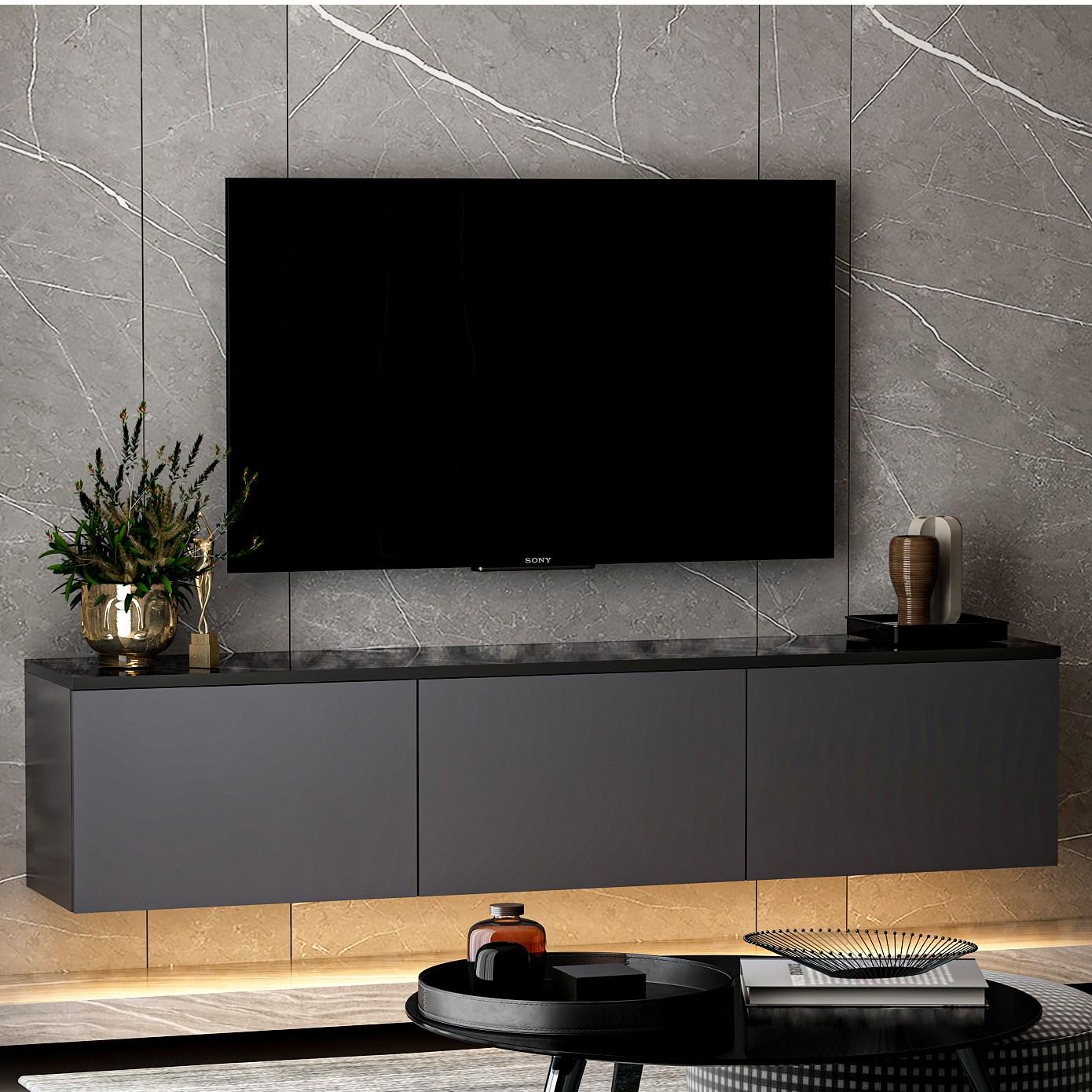Thumbnail - Homitis, TV Möbel, Lee (160 x 35 x 32 cm)