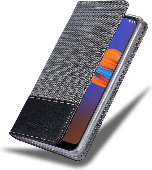 Produktbild Cadorabo Book Jeans Optik Cover (Motorola Moto E6 Plus)