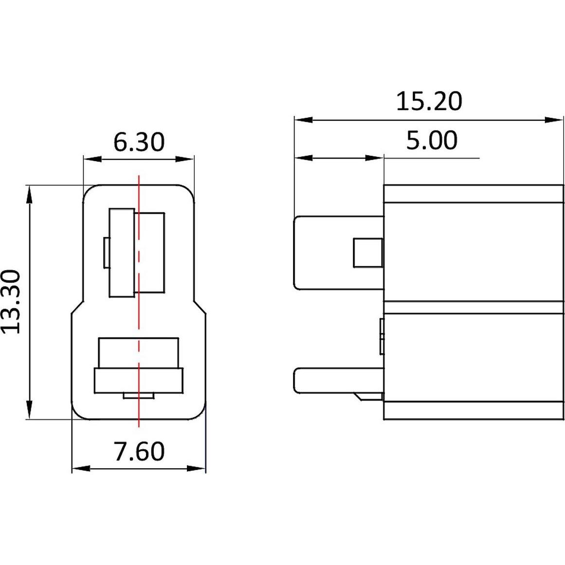 Thumbnail - Jamara Hochstromstecker -buchse Lipo paar