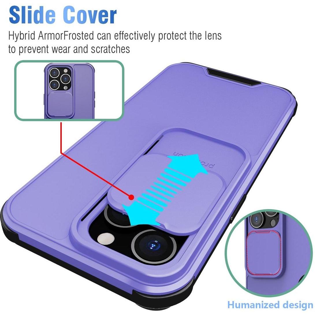 Thumbnail - König Design Hülle Handy Schutz für Apple iPhone 13 Case Cover Tasche Etuis Bumper Violett (Apple iPhone 13), Smartphone...