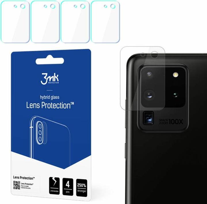 Actual product image 3MK hybrid glass Lens Protection for Samsung Galaxy S20 Ultra (4 pcs., Samsung Galaxy S20 Ultra)