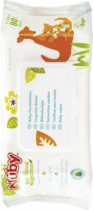 Produktbild Nuby Antibakterielle Baby-Feuchttücher (1 x 80 Stk.)