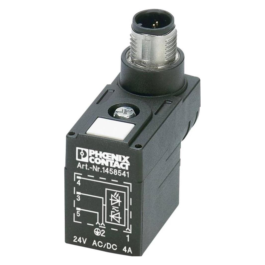 Phoenix Contact Ventilstecker, Elektronikkabel + Stecker, Schwarz