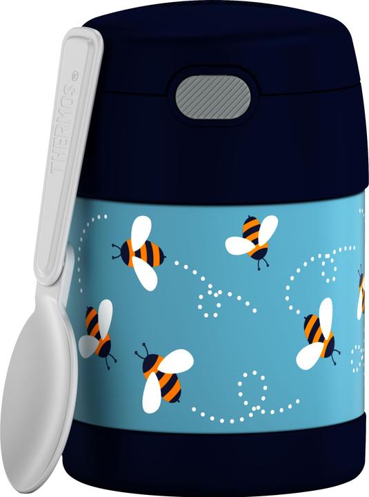 Thermos Isolier-Speisegefäss FUNTAINER Food Jar, Bienen Fassungsvermögen: 0,3 L, doppelwandiger Edelstahl