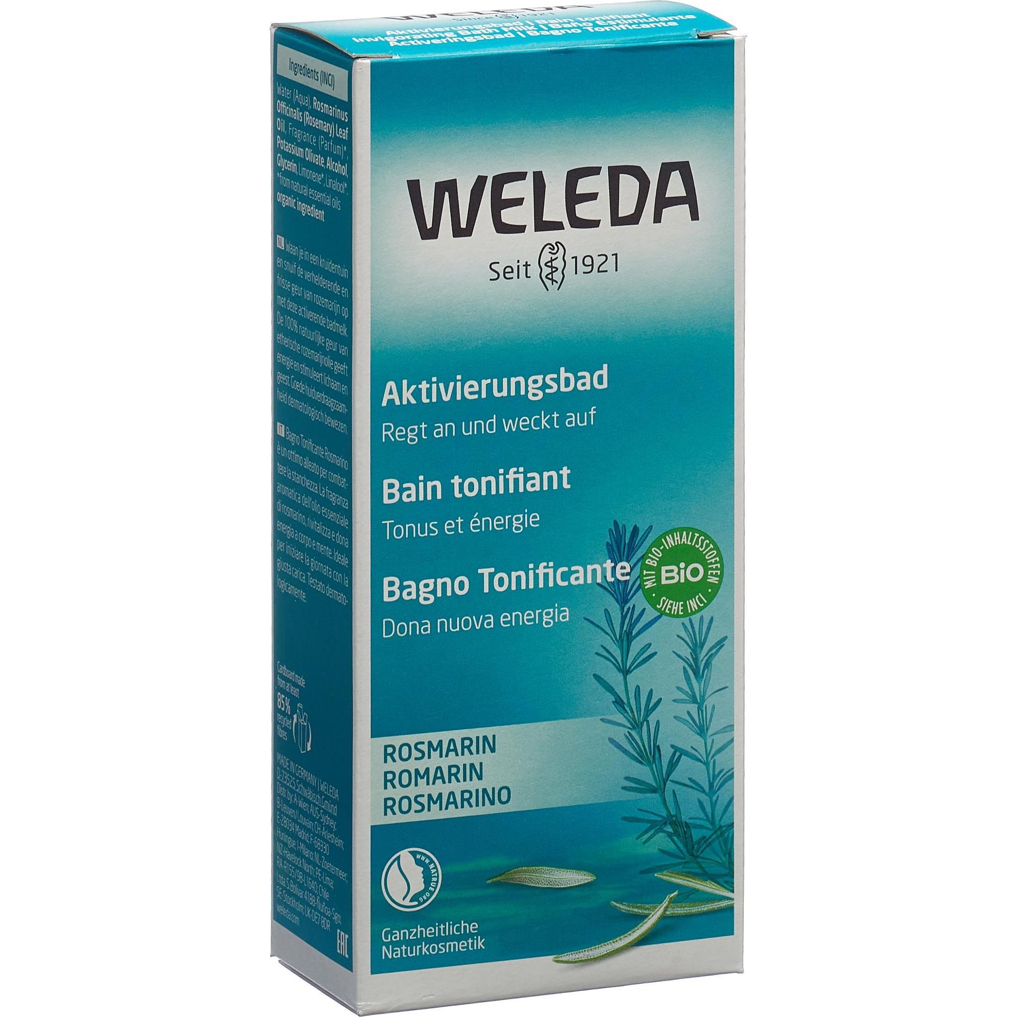 Thumbnail - Weleda, Badezusatz, Rosmarin (200 ml, Badeöl)