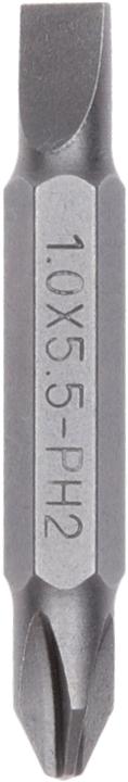 Actual product image Bosch Zubehör Double blade for Phillips crosshead screws and slotted head screws (PH, S) (Cross Phillips PH M2)