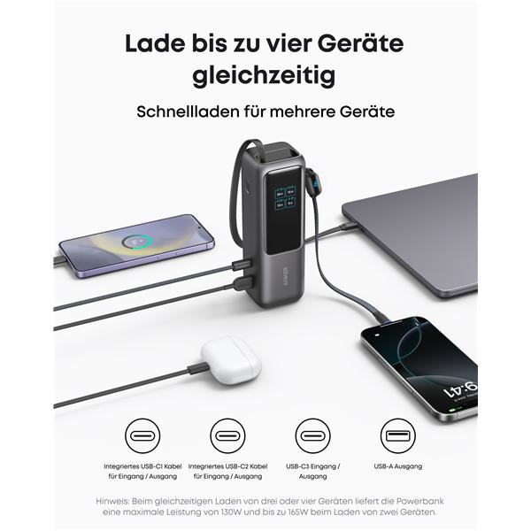 Image du produit Anker Laptop Power Bank (25000 mAh, 165 W, 90 Wh)