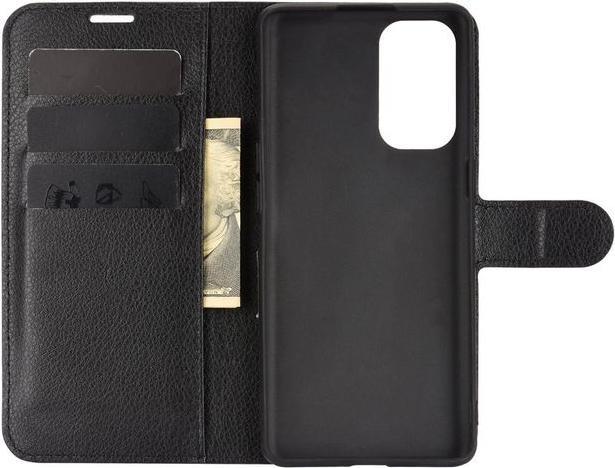 Actual product image MU Classic Litchi Leather Bookcover Series (Oppo Find X3 Lite)